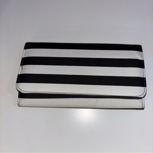 Kut From The Kloth Black and White Striped Vegan Leather